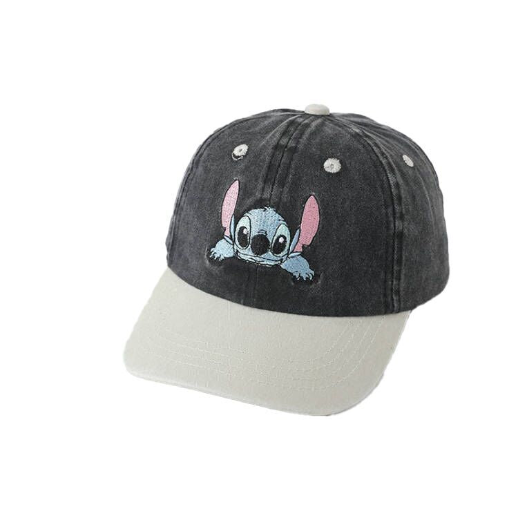 (Pre Order)Kids Cartoon Embroidery Baseball Cap