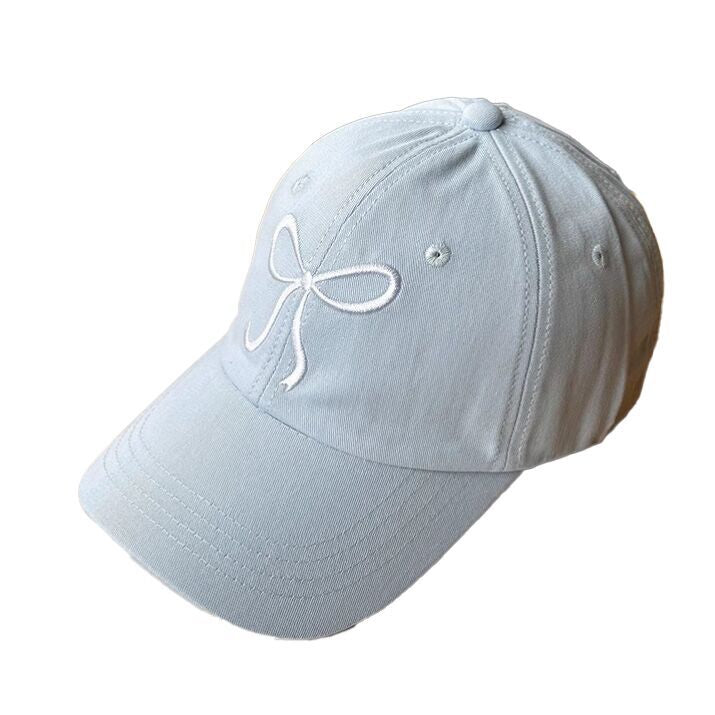 (Pre Order)Adults Bow Embroidery Baseball Cap