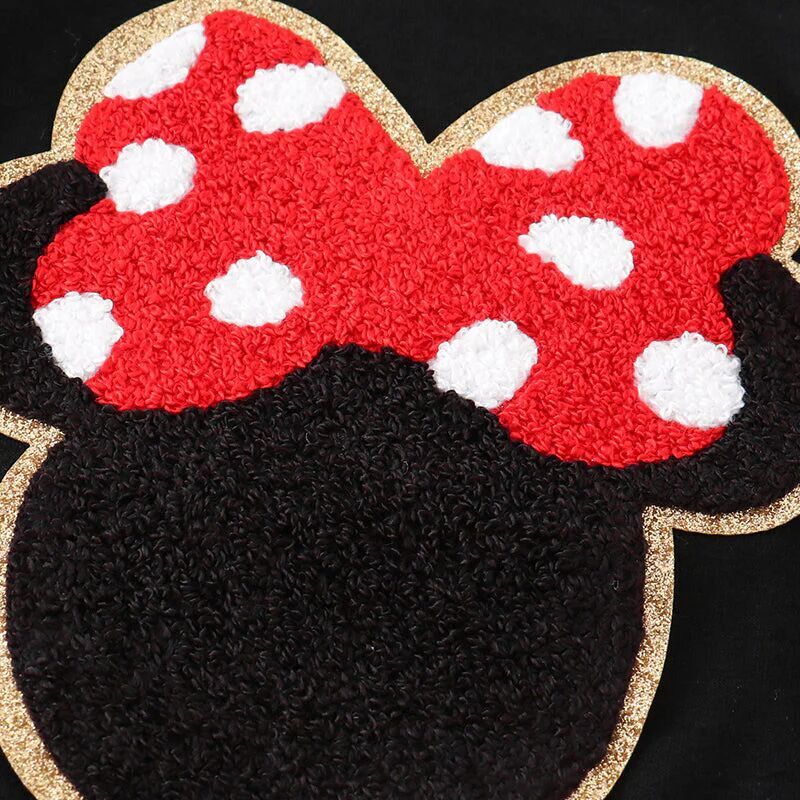 (In Stock G28-04-03)Girls Fall Cartoon Chenille Patches Top