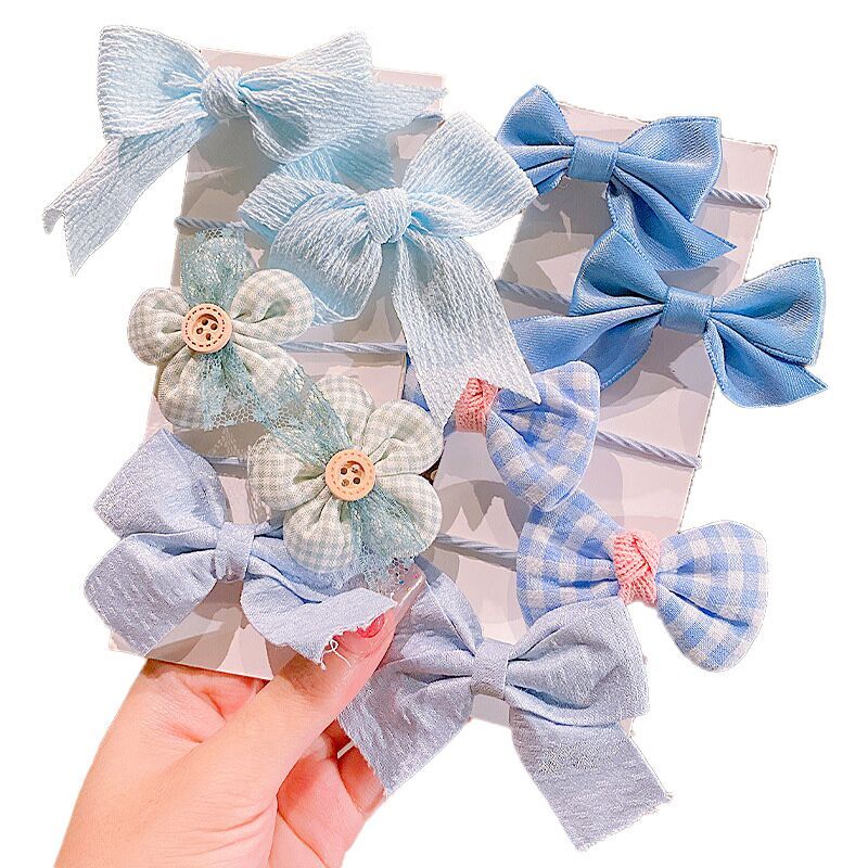 (Pre Order)Bow Hair Clip 10-piece Set