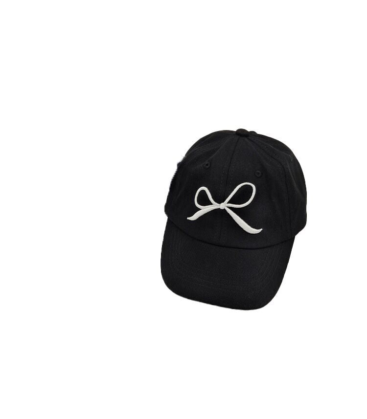 (Pre Order)Kids Bow Embroidery Baseball Cap