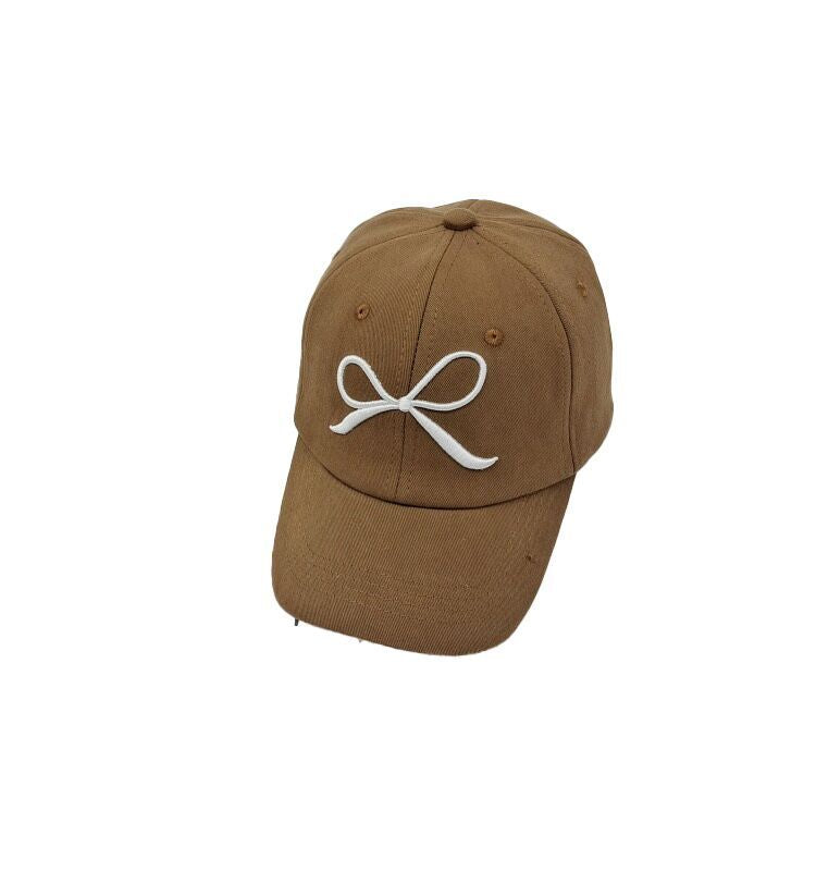 (Pre Order)Kids Bow Embroidery Baseball Cap