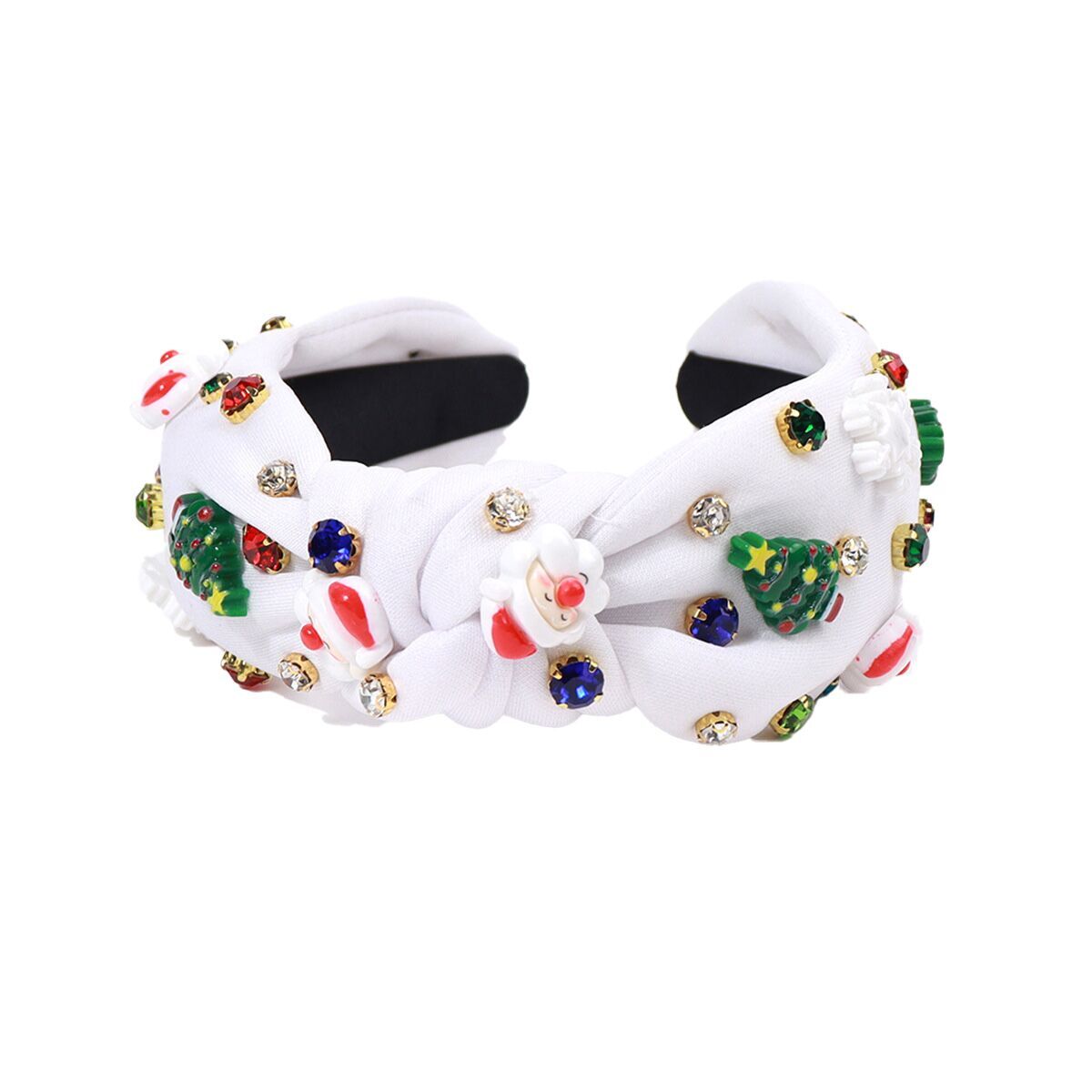 (Pre Order)Stylish Christmas Pearl Rhinestone Headband