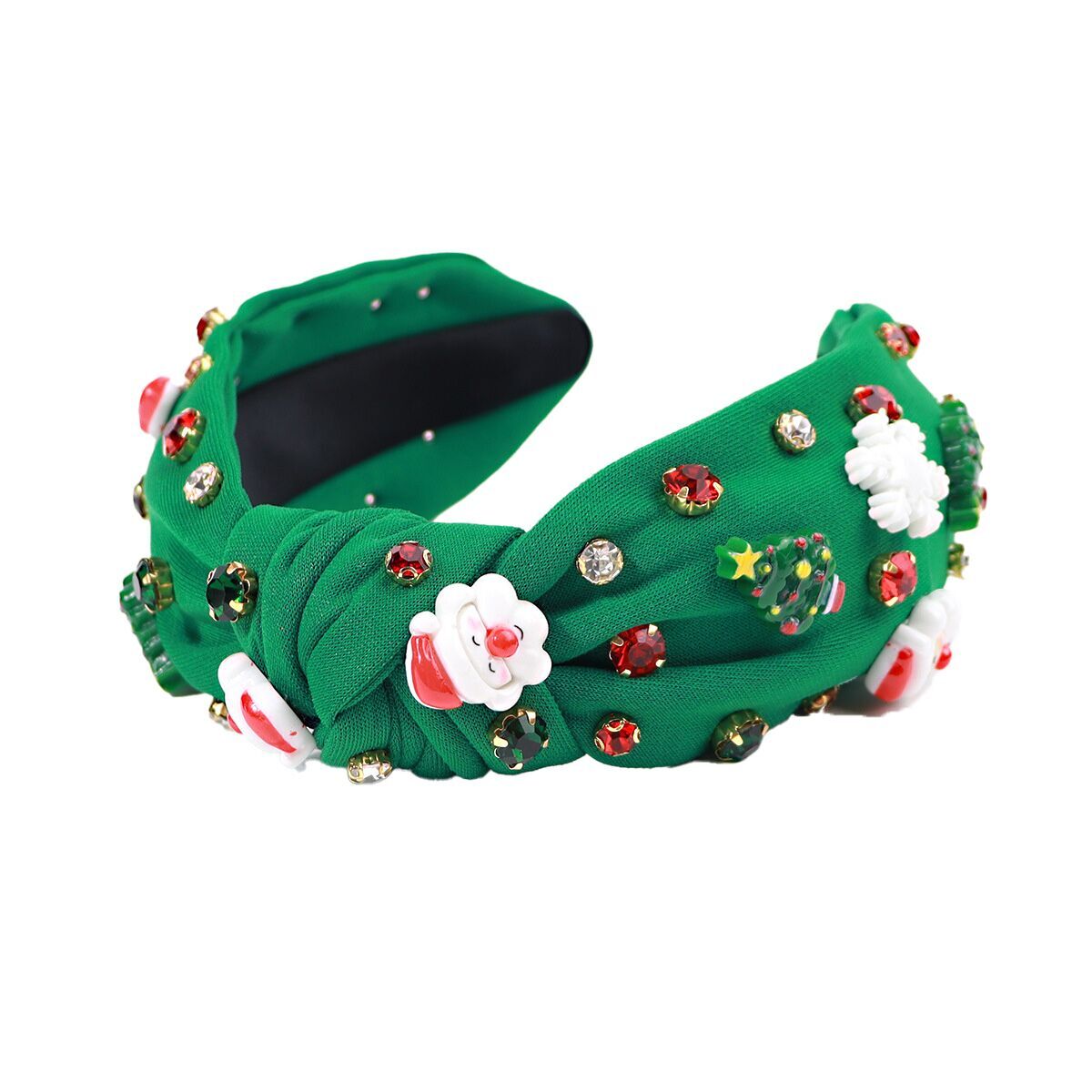 (Pre Order)Stylish Christmas Pearl Rhinestone Headband