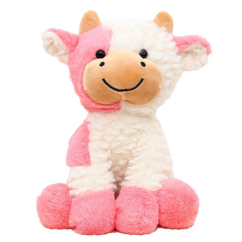 (Pre Order)Kids Standing and Sitting Cow Plush Toy