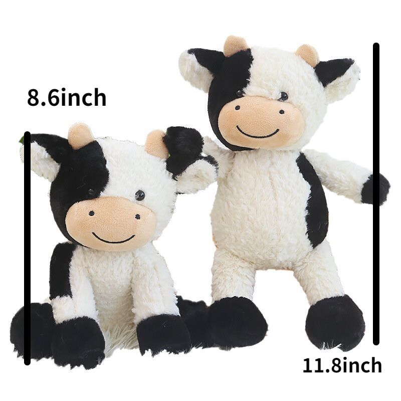 (Pre Order)Kids Standing and Sitting Cow Plush Toy