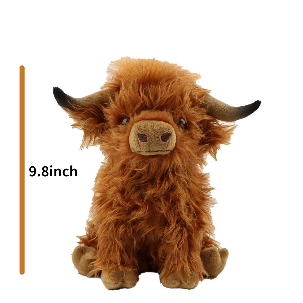 (Pre Order)Kids Highland Cow Plush Toy