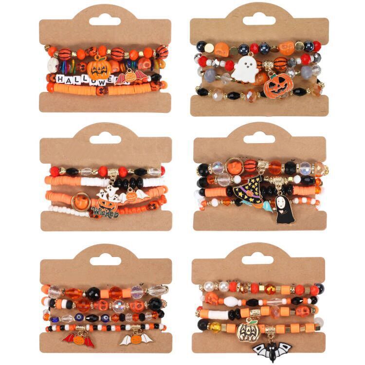(Pre Order)Halloween Beaded Bracelet