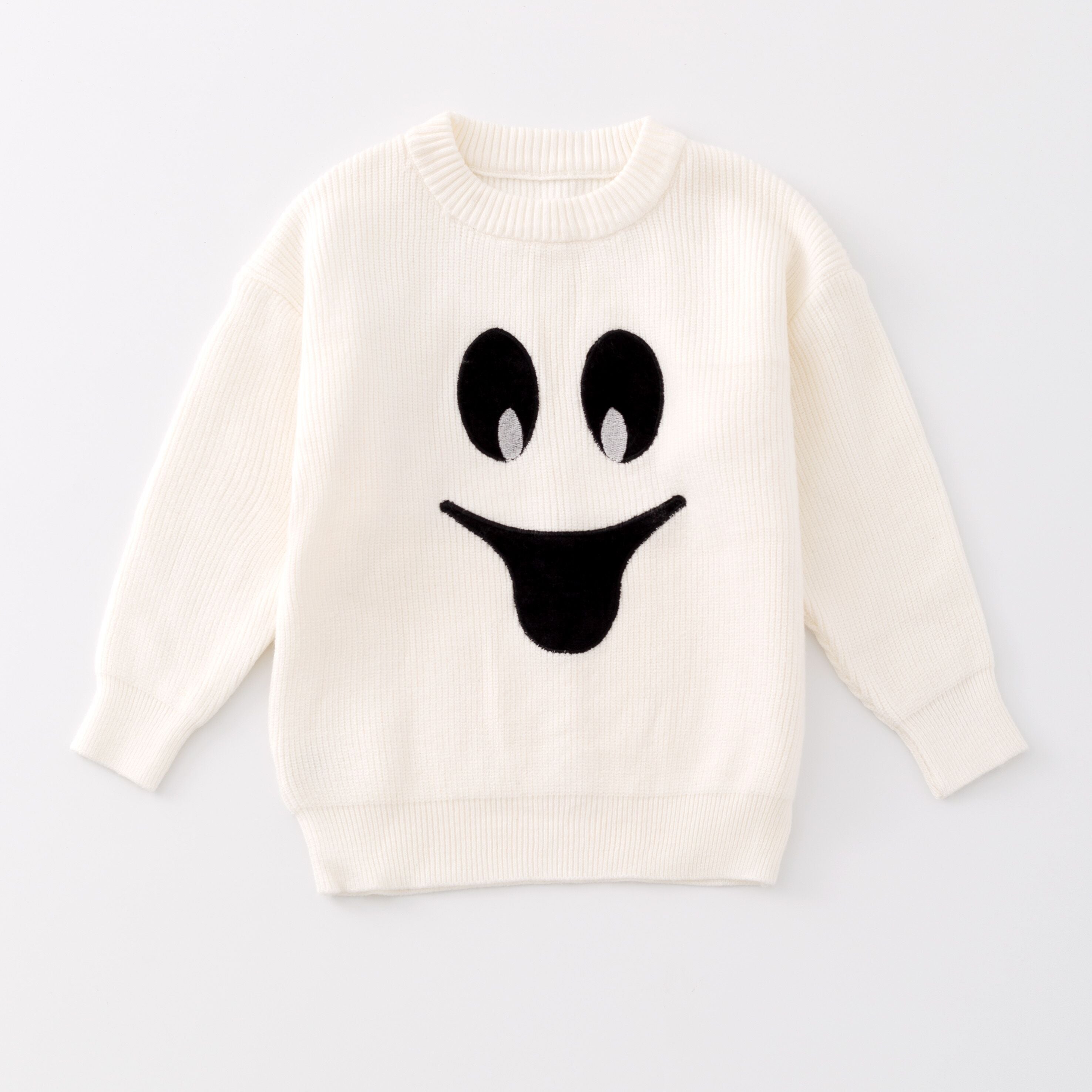 (In Stock L35-05-01)Girls Halloween Knit Cute Sweater