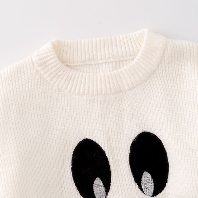 (In Stock L35-05-01)Girls Halloween Knit Cute Sweater