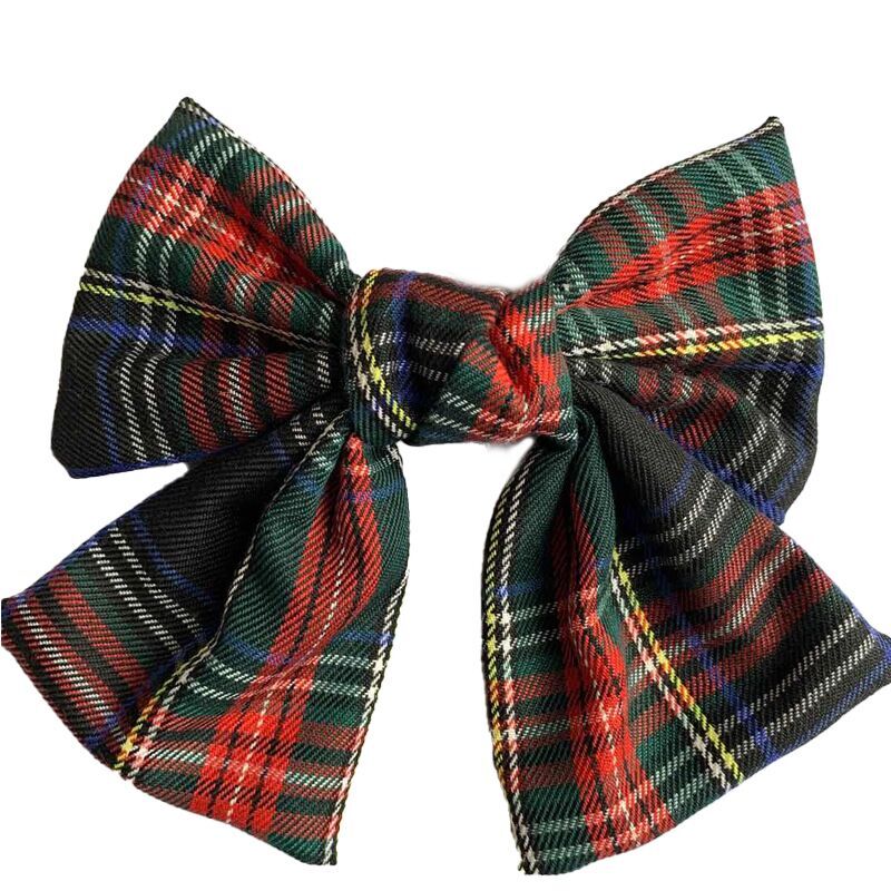 (Pre Order)Plaid Bow Hair Clip