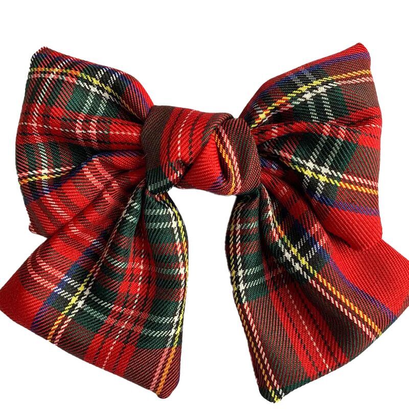 (Pre Order)Plaid Bow Hair Clip