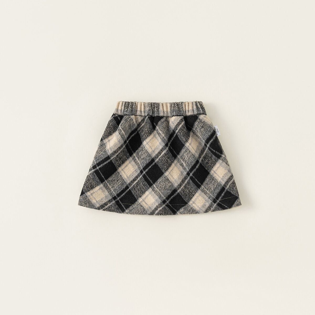 (Pre Order)Girls Bow Sweater Cardigan and Plaid Skirt