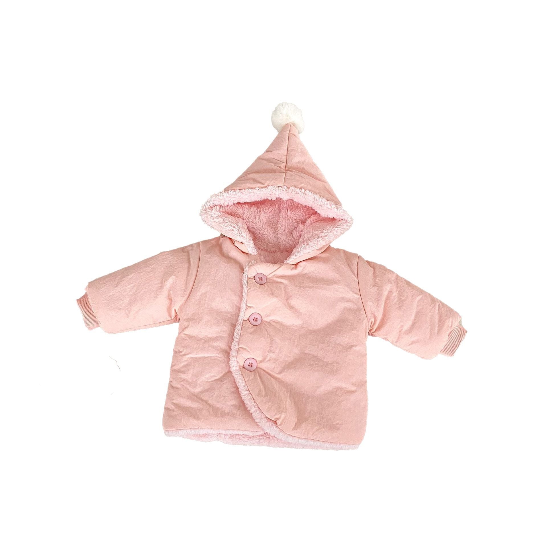 (Pre Order)Girls Padded Warm Hooded Jacket