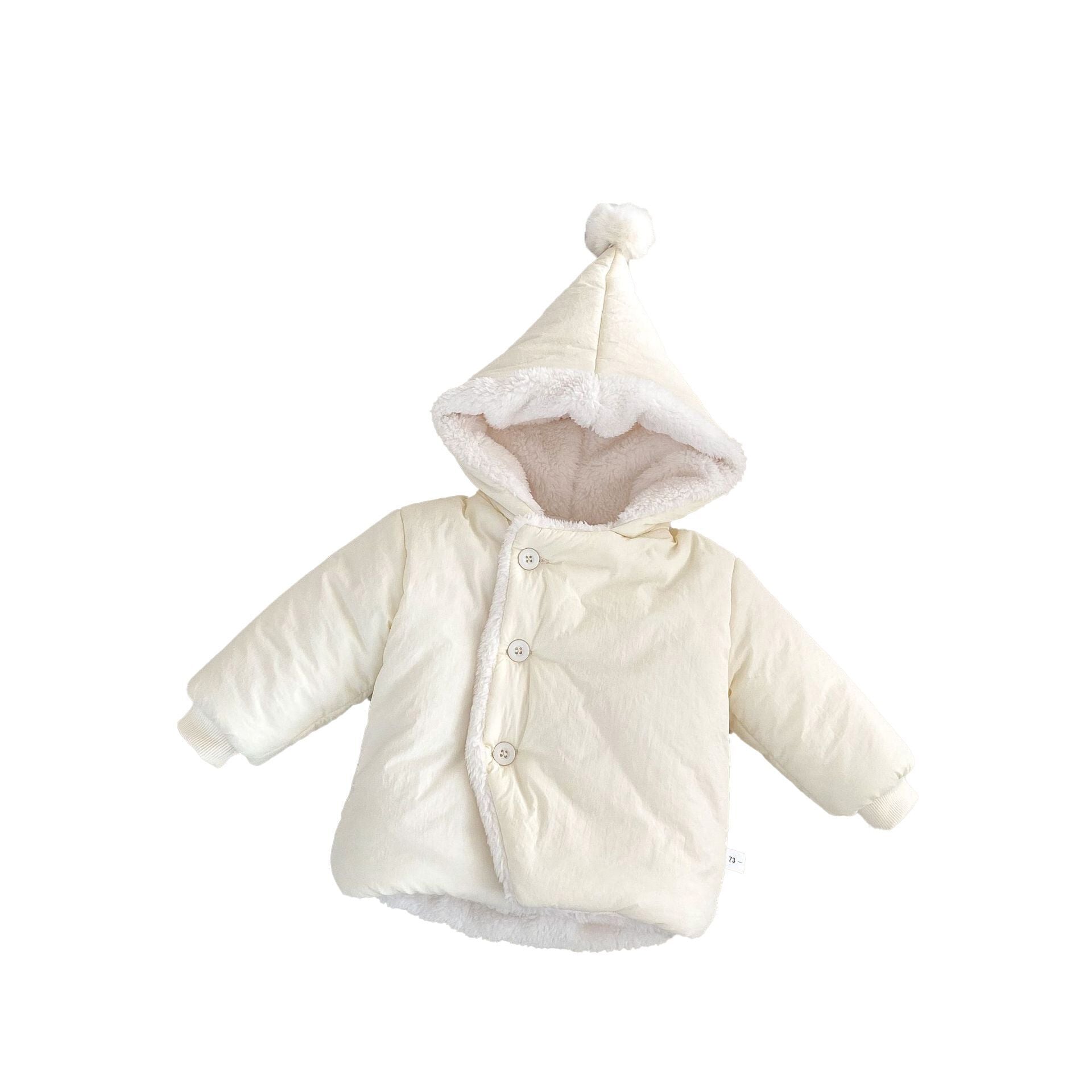 (Pre Order)Girls Padded Warm Hooded Jacket