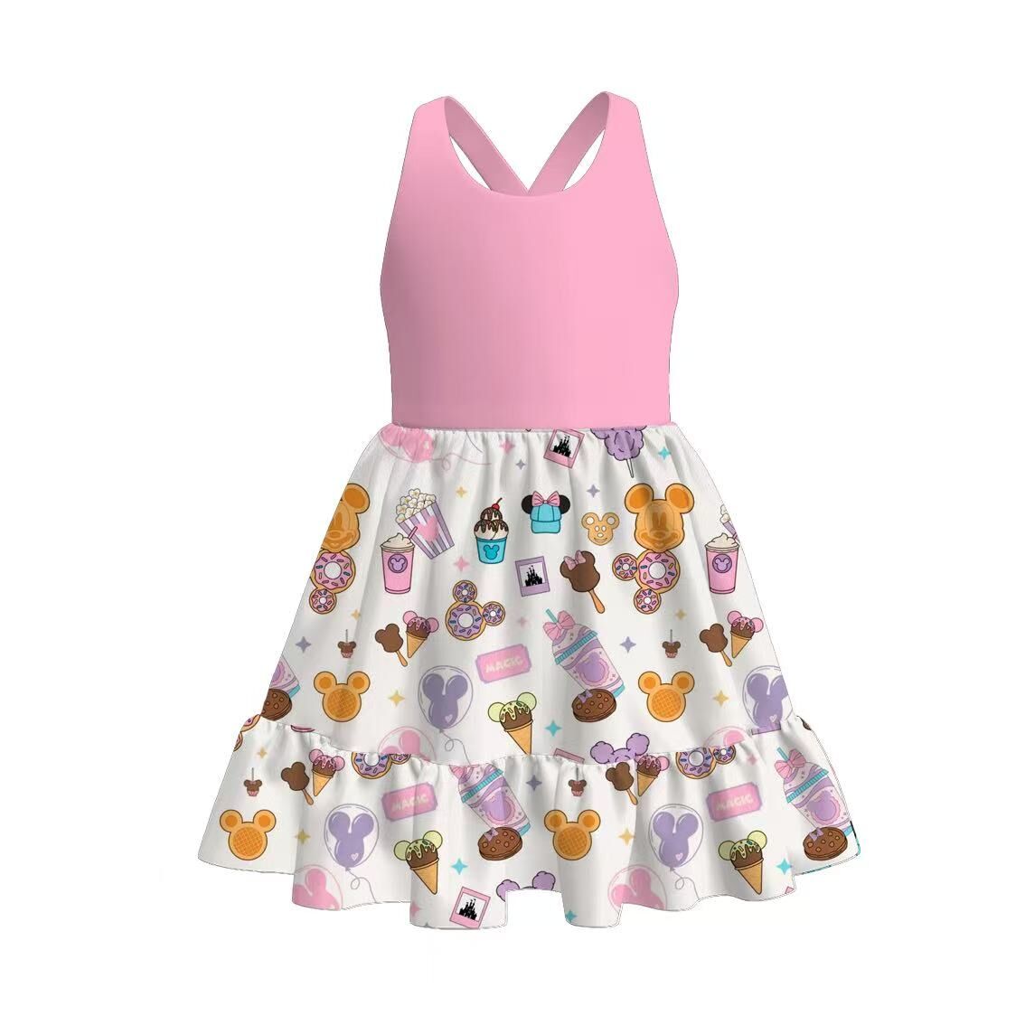 (Pre Order)Mommy and Me Spring & Summer Print Dress