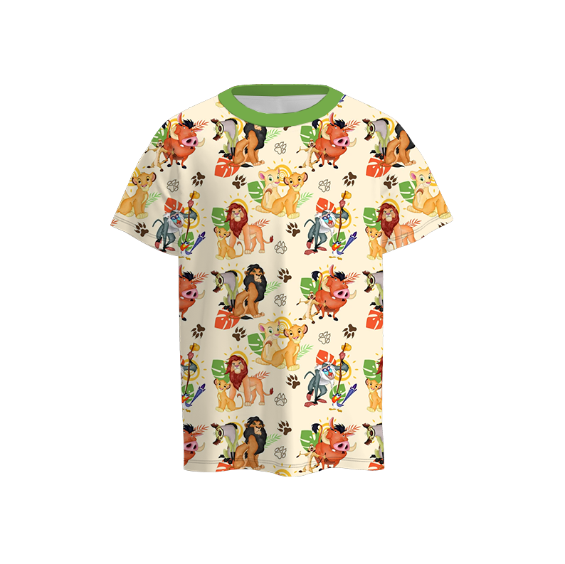 (Pre Order)Boys Spring and Summer Cartoon Print Top