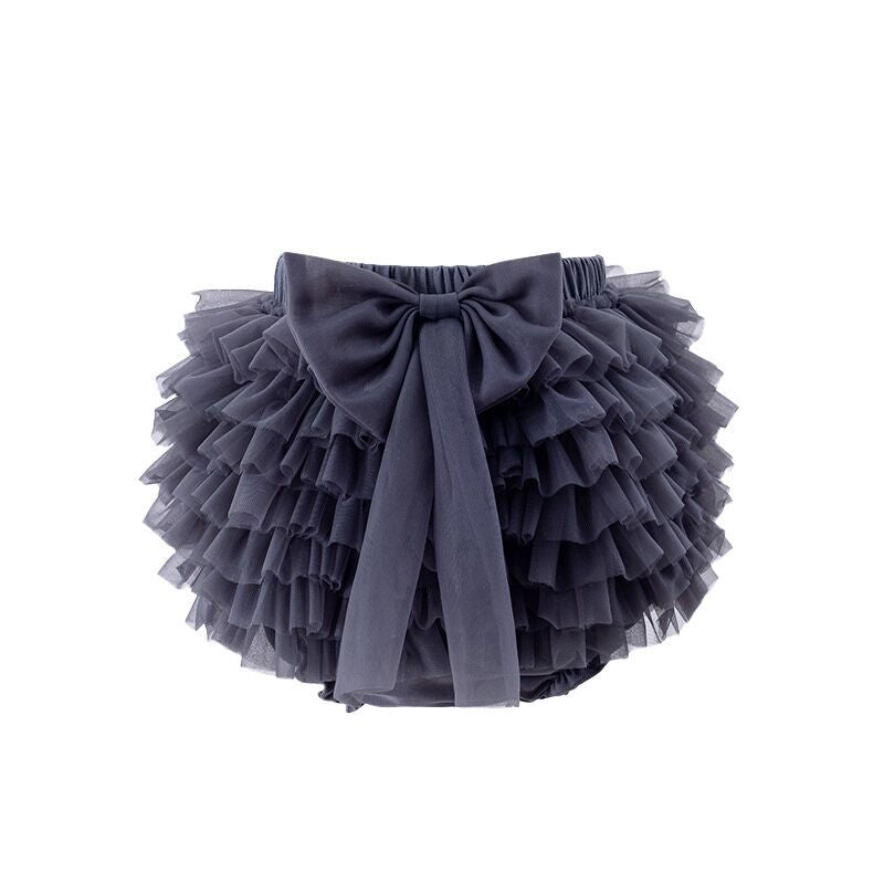 (Pre Order)Toddler Girls Plain Half-length Chiffon Skirt