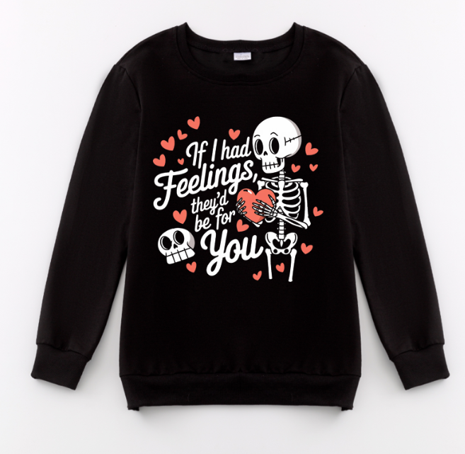 (Pre Order)Adults Fall&Winter Print Sweatshirt