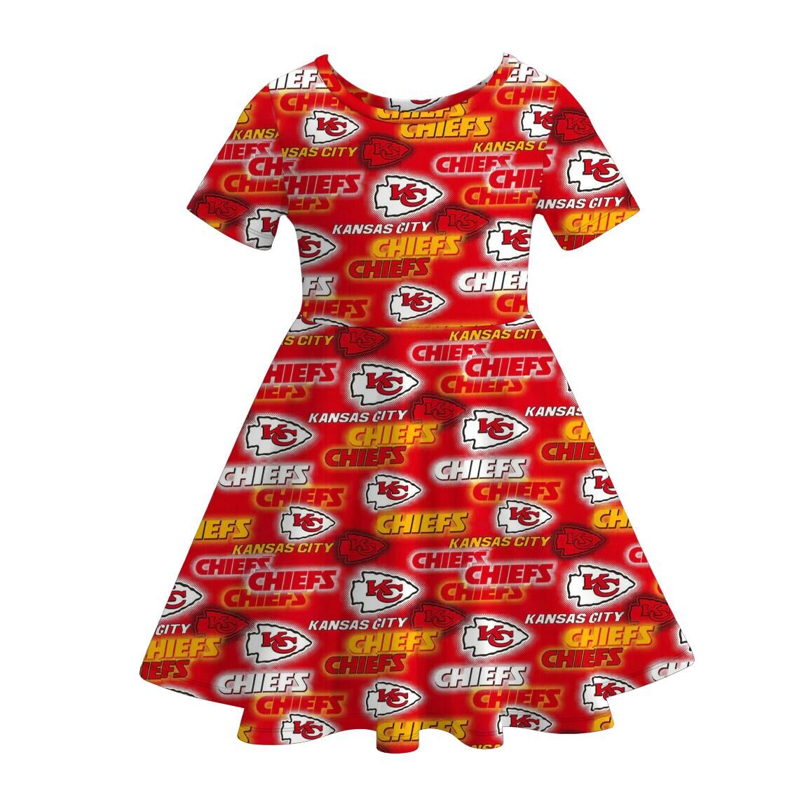 (Pre Order)Family Football Print Dress&Top