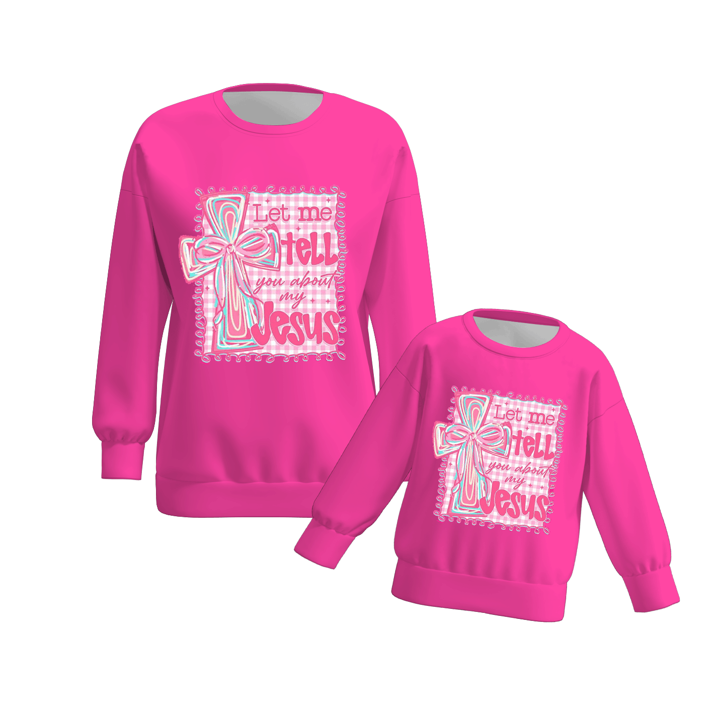 (Pre Order)Mommy and Me Fall Print Sweatshirt