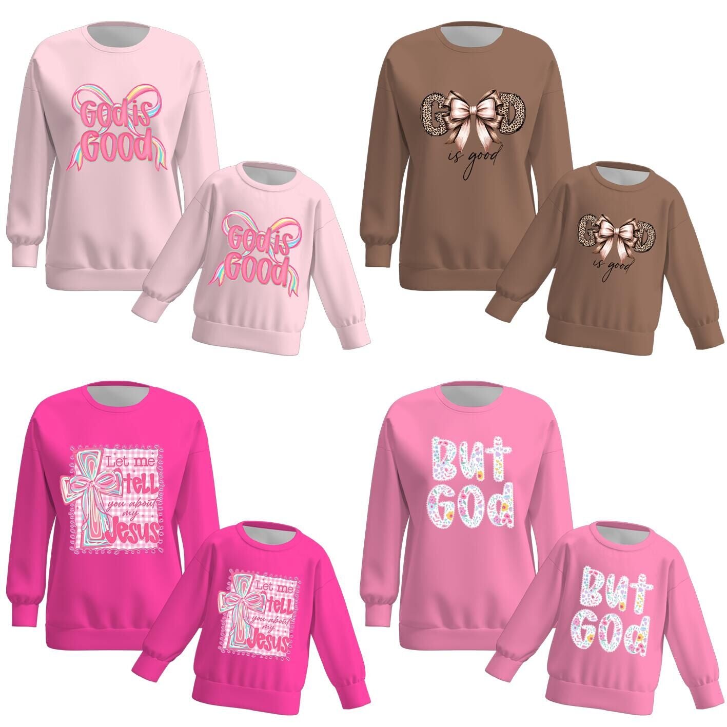 (Pre Order)Mommy and Me Fall Print Sweatshirt