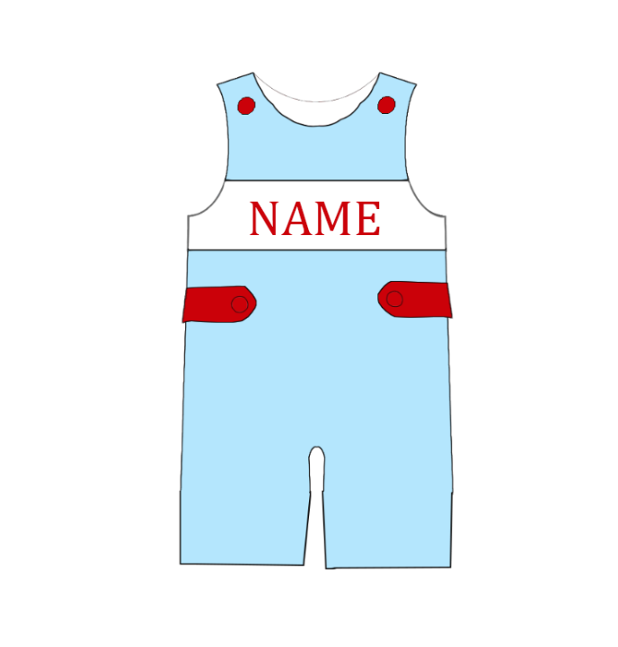 (Pre Order)Siblings Valentine's Day Embroidery Smocked Dress,Set&Romper
