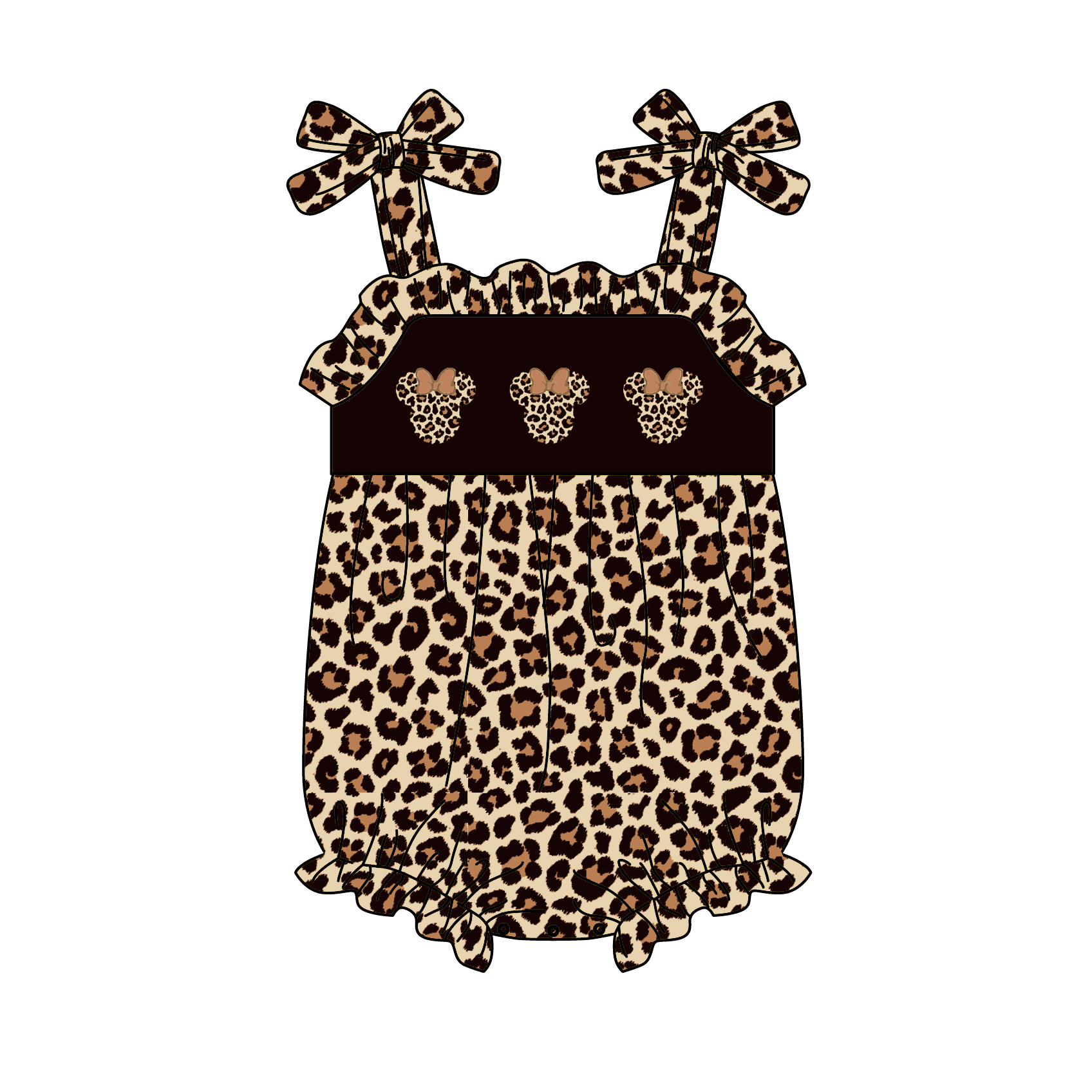 (Pre Order)Sisters Spring&Summer Cartoon Applique Dress&Romper