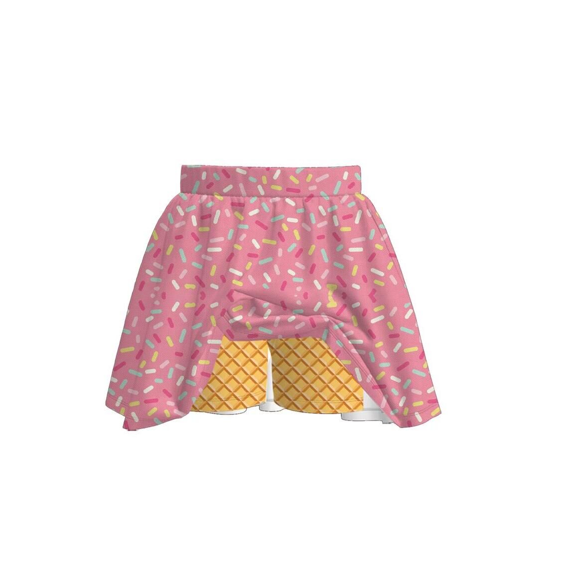 (Pre Order+Prepack Zone)Girls Spring&Summer Food Print Skort Dress&Set(Mix Size)