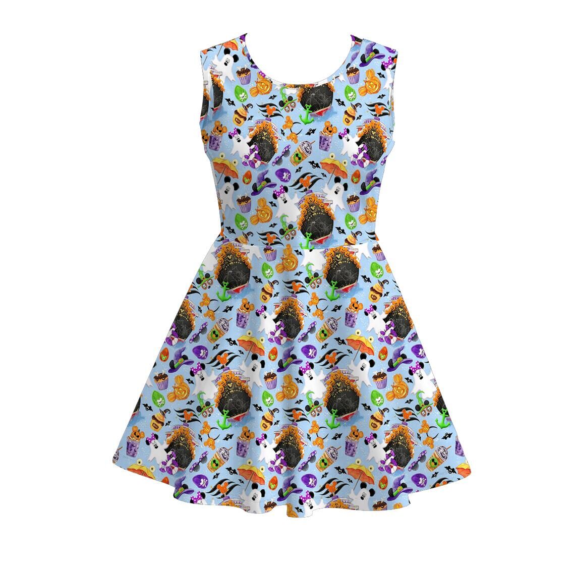 (Weekly Pre-Order)Family Halloween Ghost Print Dress,Set&Top(Ends 8.16)