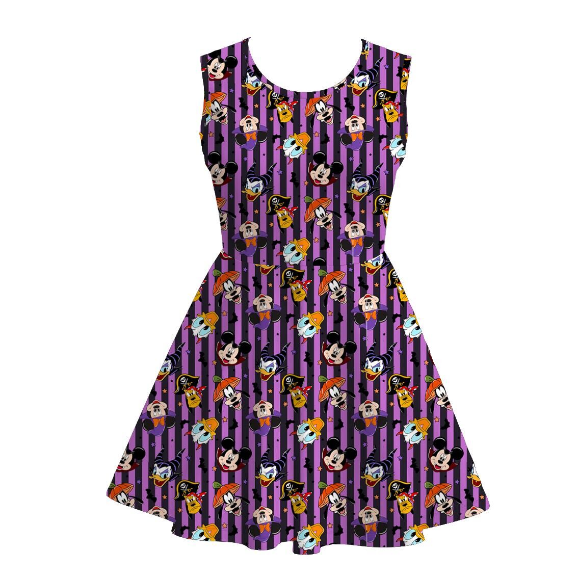 (Weekly Pre-Order)Family Halloween Cartoon Print Dress,Set&Top(Ends 8.16)