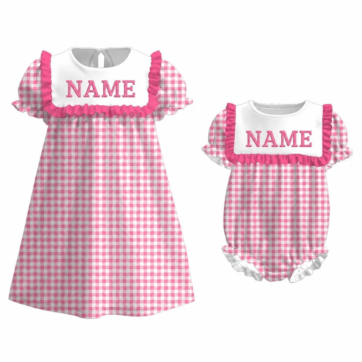 (Pre Order)Sisters Spring&Summer Boots Embroidery Dress&Romper