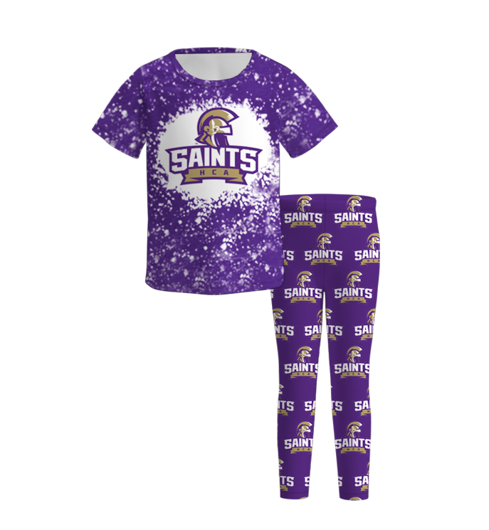 (Pre Order)Family Football Team Print Outfit Set&Romper
