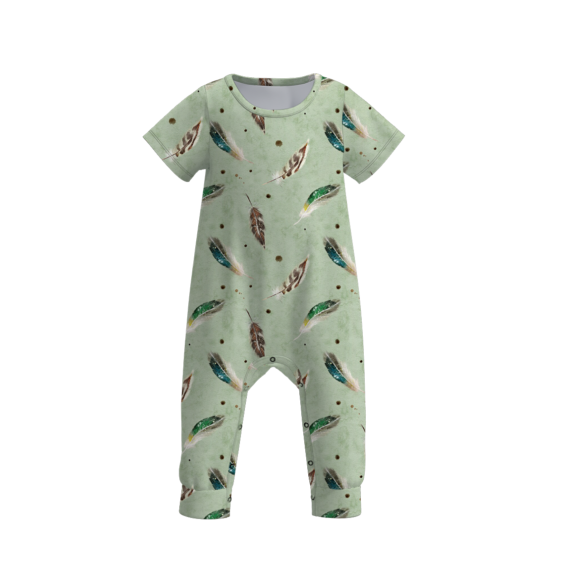 (Pre Order)Exclusive Summer Baby Boys Migration Print Romper