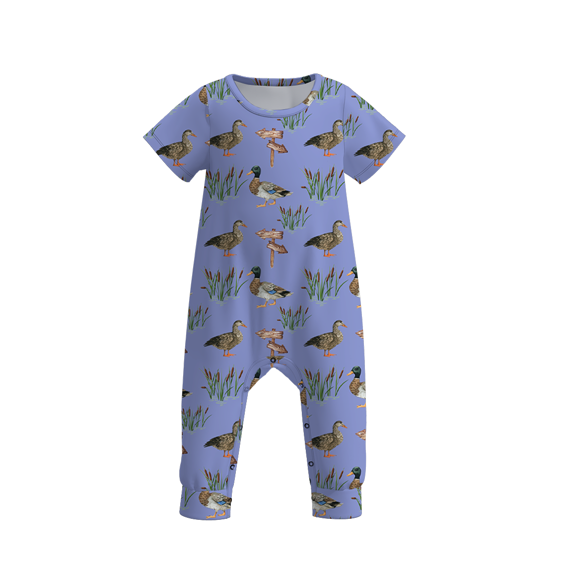 (Pre Order)Exclusive Summer Baby Boys Migration Print Romper