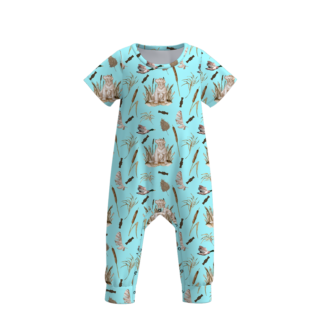(Pre Order)Exclusive Summer Baby Boys Migration Print Romper