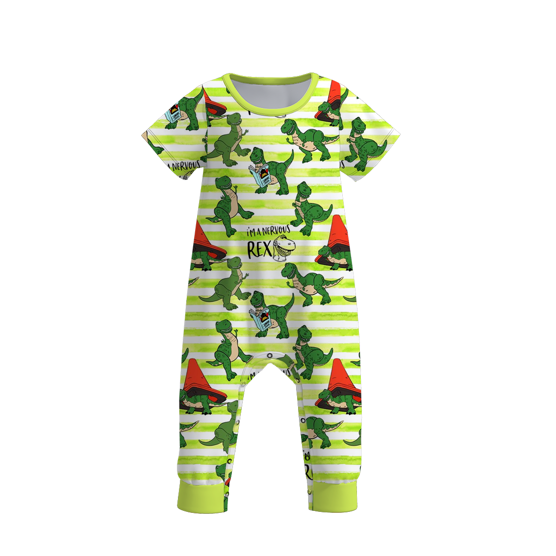 (Pre Order)Boys Summer Cartoon Print Romper