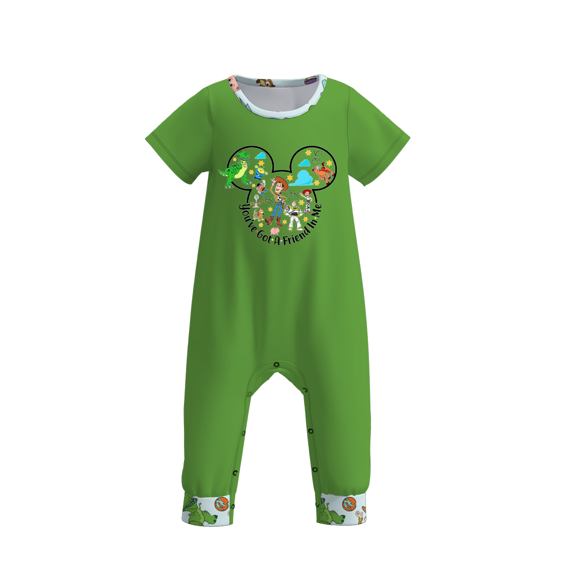 (Pre Order)Boys Summer Toy Story Print Romper