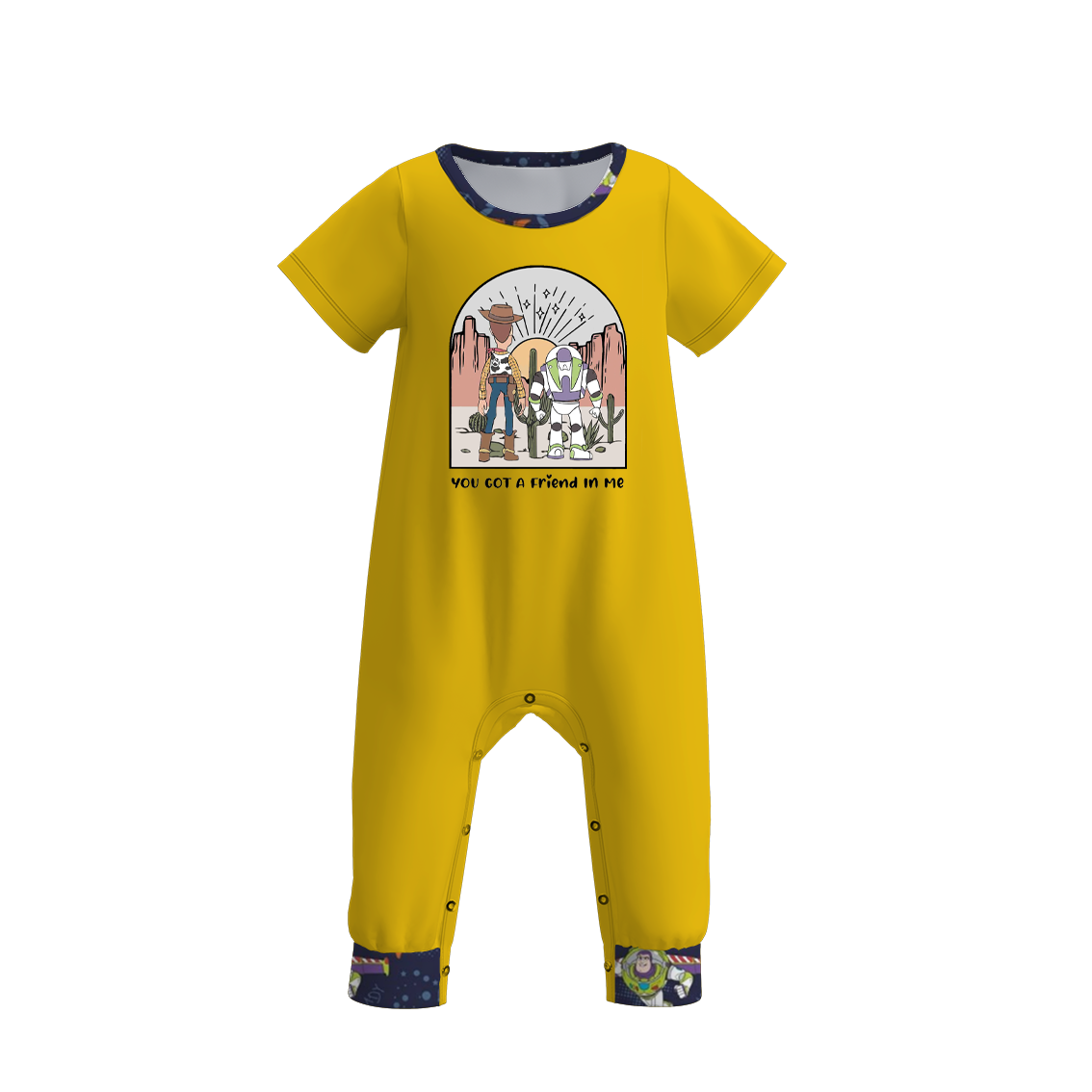 (Pre Order)Boys Summer Toy Story Print Romper