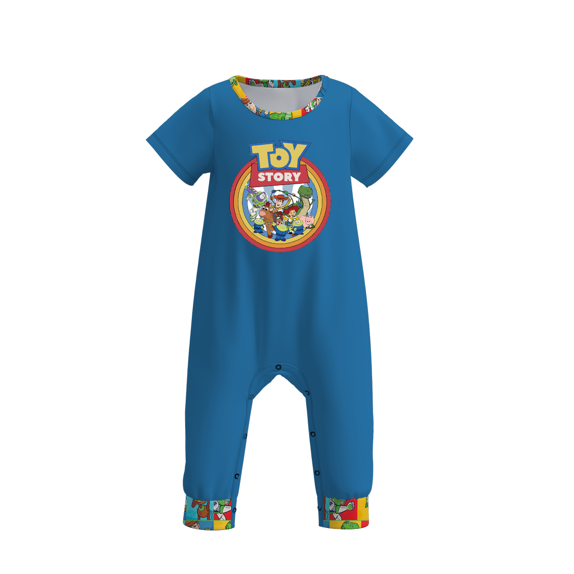 (Pre Order)Boys Summer Toy Story Print Romper