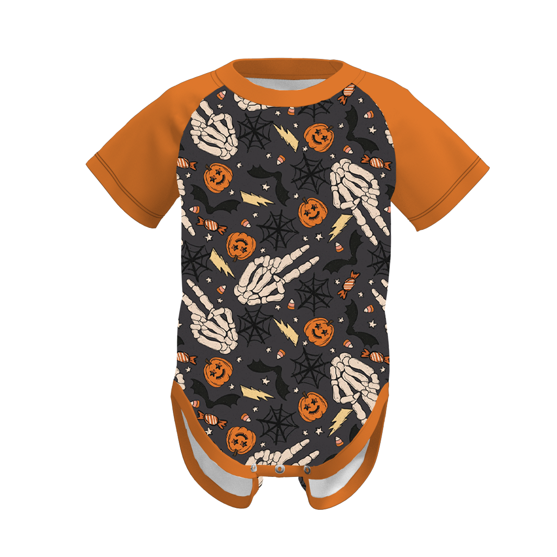 (Pre Order)Baby Boys Halloween Print Romper