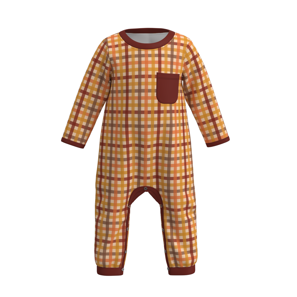 (Pre Order)Baby Boys Thanksgiving Print Romper