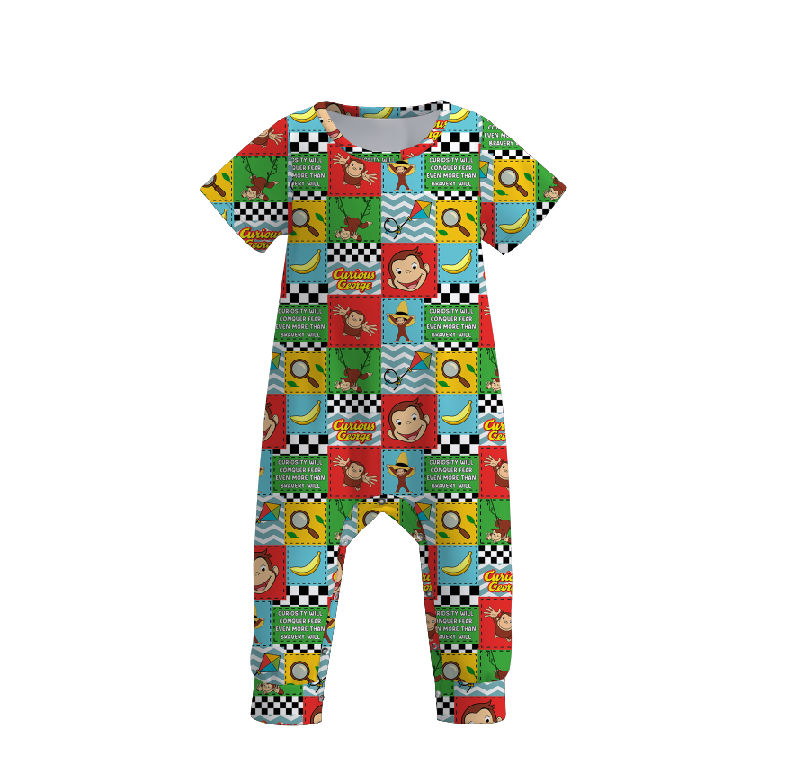 (Pre Order)Family Fall Cartoon Print Top,Pants&Romper