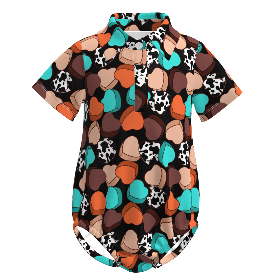 (Pre Order)Family Valentine's Day Print Romper&Top