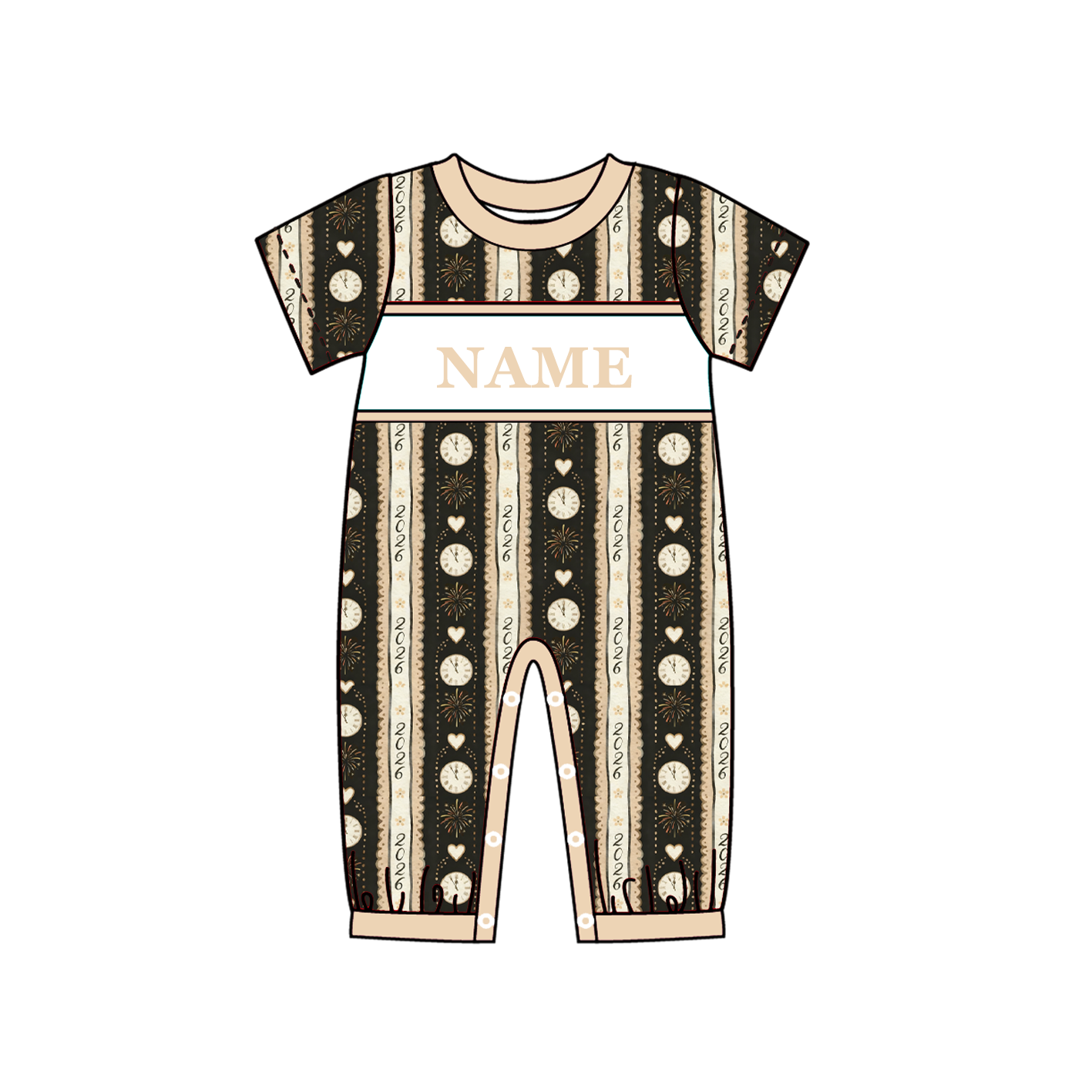 (Pre Order)Family New Year Bow Embroidery Smocked Dress,Set&Romper