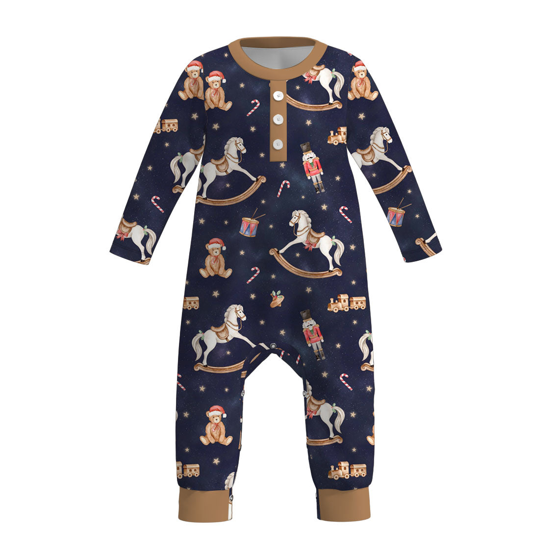 (Pre Order)Toddler Boys Fall Print Romper