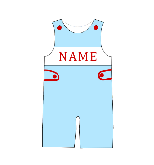 (Pre Order)Siblings Valentine's Day Embroidery Smocked Dress,Set&Romper