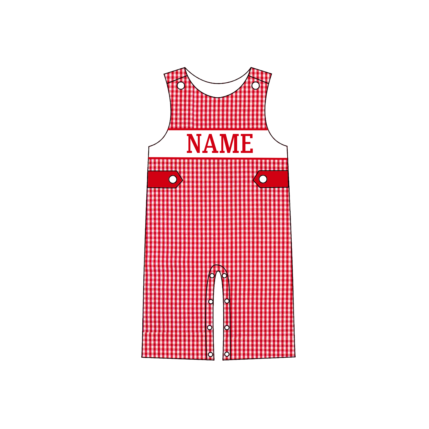 (Pre Order)Brothers Valentine's Day&Mother's Day Embroidery Smocked Top&Romper