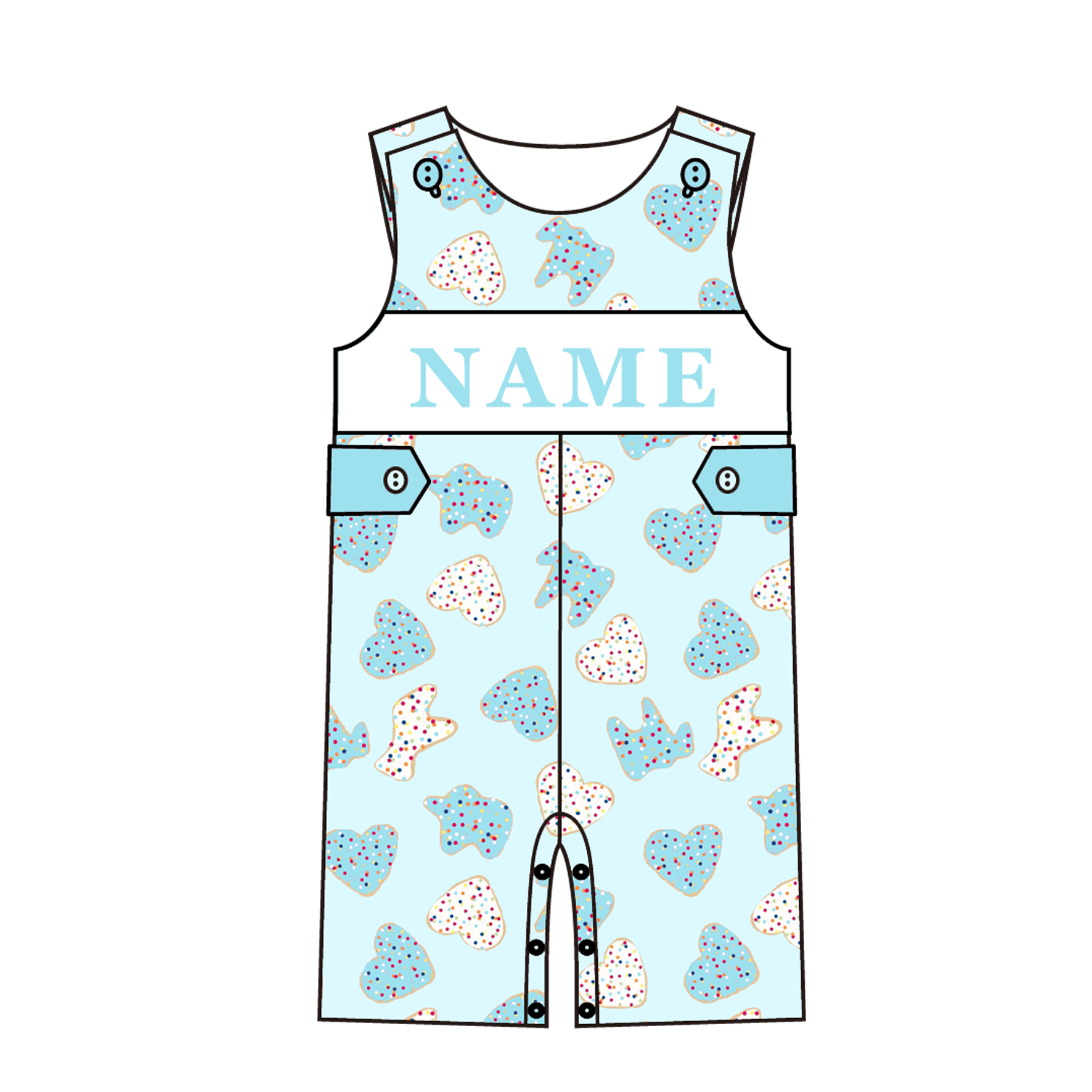 (Pre Order)Siblings Valentine's Day Embroidery Smocked Dress,Set&Romper