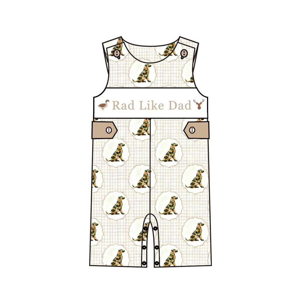 (Pre Order)Family Spring&Summer Animal Embroidery Smocked Dress,Set&Romper